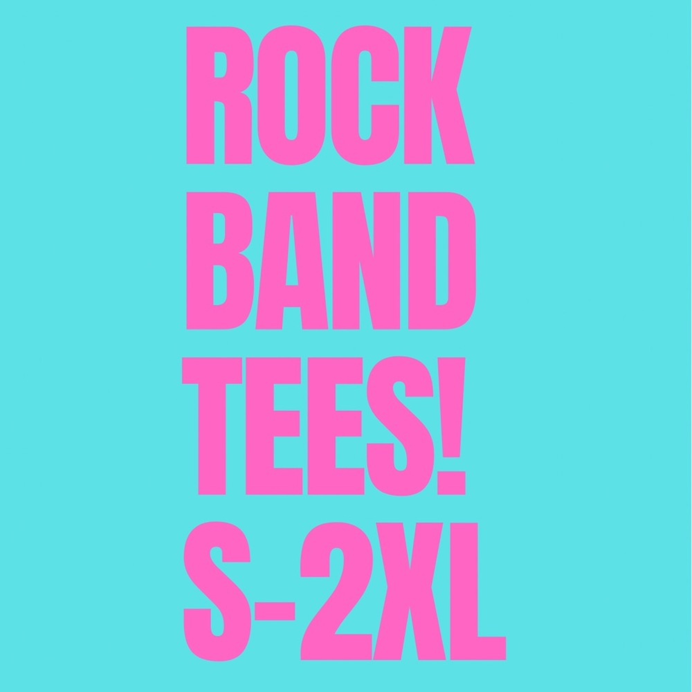 48. VARIOUS Band tees!!  S M L XL 2XL - Picture 3 of 3
